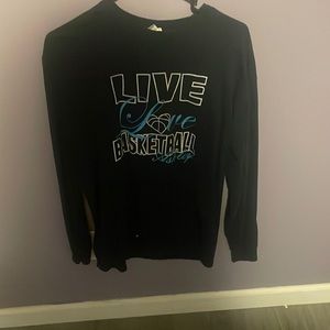 Long sleeve basketball inspirational shirt